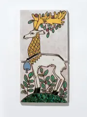 Bertold Löffler, Tile pair 'Stag'