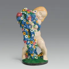 Michael Powolny, Putto with flowers 'Spring'