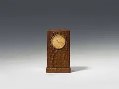 Josef Hoffmann, Crocodile leather table clock