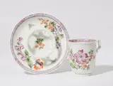 Manufaktur Claudius Innocentius Du Paquier Wien, A Vienna porcelain trembleuse and saucer