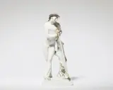 Paul Scheurich, A Meissen porcelain figure of a shepherd by Paul Scheurich