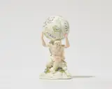 A Meissen porcelain figure of Hercules carrying a terrestrial globe by Meissen Royal Porcelain Manufactory, sold May 2026