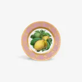 Königliche Porzellanmanufaktur Berlin Kpm, A KPM Berlin porcelain dessert plate with limes and lemons