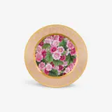 Königliche Porzellanmanufaktur Berlin Kpm, A KPM Berlin porcelain plate with primula flowers