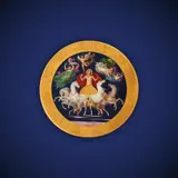 A KPM Berlin porcelain table top with Helios in his chariot after a design by August von Kloeber by Königliche Porzellanmanufaktur Berlin Kpm, sold Apr 2026