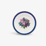 Königliche Porzellanmanufaktur Berlin Kpm, A KPM Berlin porcelain botanical plate with hyacinths