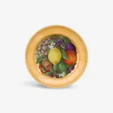 Königliche Porzellanmanufaktur Berlin Kpm, A KPM Berlin porcelain dessert plate with fruit decor