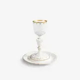 A KPM Berlin porcelain communion chalice on stand by Königliche Porzellanmanufaktur Berlin Kpm, sold Apr 2026