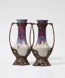 A pair of bronze-mounted KPM Berlin porcelain vases by Otto Eckmann by Königliche Porzellanmanufaktur Berlin Kpm, sold Apr 2026