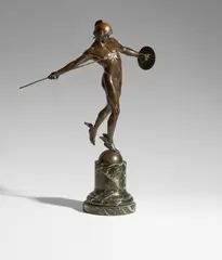 Rudolf Marcuse, A bronze figure of Mercury by Rudolf Marcuse