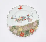 A Meissen porcelain plate with squirrel decoration and brocade pattern by Meissen Royal Porcelain Manufactory, sold Nov 2025