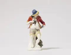 A very rare, early Meissen porcelain figure of a drunken fisherman by Meissen Royal Porcelain Manufactory, sold Nov 2025