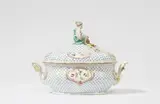 A Meissen porcelain tureen and cover with forget-me-not relief by Meissen Royal Porcelain Manufactory, sold Nov 2025