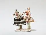 Ludwigsburg, A Ludwigsburg porcelain group "Pas de deux"