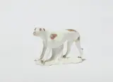 A rare small Meissen porcelain figure of a greyhound by Meissen Royal Porcelain Manufactory, sold Nov 2025