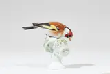 A Meissen porcelain goldfinch by Meissen Royal Porcelain Manufactory, offered Nov 2025