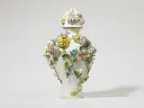 An important Meissen porcelain lidded vase with applied flowers and a pair of canaries by Meissen Royal Porcelain Manufactory, sold Jun 2025