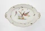 A Berlin KPM porcelain platter from a dinner service with native birds for King Frederick II by Meissen Royal Porcelain Manufactory, sold Jun 2025