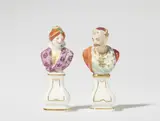 Two Berlin KPM porcelain busts of a Turkish man and woman by Königliche Porzellanmanufaktur Berlin Kpm, sold Jun 2025