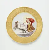 A Berlin KPM porcelain dessert plate with the Triumph of Sol after Raphael by Königliche Porzellanmanufaktur Berlin Kpm, sold Jun 2025