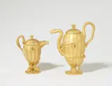 Two Berlin KPM porcelain teapots in the "retour d'Égypte" style by Königliche Porzellanmanufaktur Berlin Kpm, sold Jun 2025