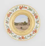 A Berlin KPM porcelain plate with a view "Die neue Wache in Berlin." by Königliche Porzellanmanufaktur Berlin Kpm, sold Jun 2025