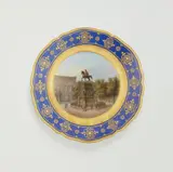 A Berlin KPM porcelain plate for Grand Duke George of Mecklenburg-Strelitz by Königliche Porzellanmanufaktur Berlin Kpm, sold Jun 2025
