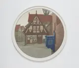 A Berlin KPM porcelain 'plateau' with a small town motif by Königliche Porzellanmanufaktur Berlin Kpm, sold Jun 2025