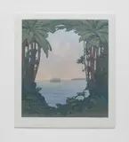 Theo Schmuz-Baudiss, A rare Berlin KPM porcelain 'plateau' with a South Sea view