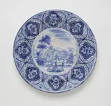 Fayencemanufaktur Nürnberg, A Nuremberg faience dish with the sacrifice of Isaac
Signed by Georg Friedrich Grebner