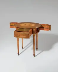David Roentgen, An important small working table monogrammed by David Roentgen
