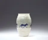 Joseph Gabriel Rousseau, A pâte de verre vase Les Loups dans la Neige
by Gabriel Argy-Rousseau