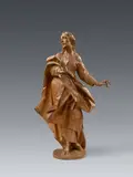 Johann Michael Fischer, A carved limewood figure of St John from a Crucifixion by Johann Michael Fischer