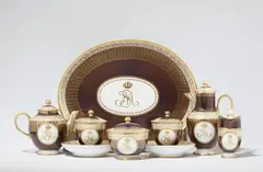 Imperial Porcelain Manufacture St. Petersburg, A St. Petersburg porcelain tête à tête made for a princess