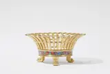 Johann Karl Friedrich Riese, A Berlin KPM porcelain fruit basket from the dessert service for Prince Karl von Hessen und bei Rhein