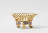 Johann Karl Friedrich Riese, A Berlin KPM porcelain fruit basket from the dessert service for Prince Karl von Hessen und bei Rhein