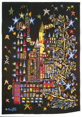 Jean Lurçat, Chicago, 1929/1962, Tapestry, wool woven on cotton