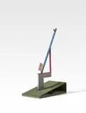 Claes Oldenburg, Cross section of a Toothbrush with paste, in a Cup on a Sink: Portrait of Coosje's Thinking (Model)