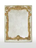 François de Cuvilliés, A large courtly giltwood mirror from a boisserie