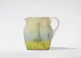 Daum Frères Nancy, A Daum Frères glass jug "Daturas"