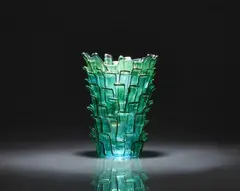 Venini & C. Murano, A 'Ritagli' vase
Venini & C., Murano, designed by Fulvio Bianconi 1989, produced 1991.