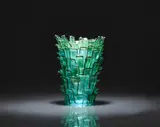 Venini & C. Murano, A 'Ritagli' vase
Venini & C., Murano, designed by Fulvio Bianconi 1989, produced 1991.