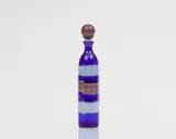 Venini & C. Murano, 'A fasce' glass bottle
Venini & C., Murano, designed by Fulvio Bianconi, around 1952-1956, produced in 1990.