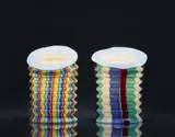 Venini & C. Murano, Two lampions 'I Baloni Del Redentor'
Venini & C., Murano, designed by Fulvio Bianconi, around 1996, produced in 1997.