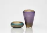 Venini & C. Murano, Two 'Sommersi oro' vases
Venini & C., Murano, Laura Diaz de Santillana, produced in 1985 and 1986.