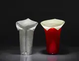 Venini & C. Murano, Two 'Calla' vases
Venini & C., Murano, designed by Tyra Lundgren, around 1948, produced in 1981 and 2000.