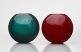 Venini & C. Murano, Two 'Sfera' vases
Venini & C., designed by Gae Aulenti, 1995 and 1999.