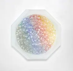 An octagonal honeycomb dish
Gabriele Küstner, 1994. by Gabriele Küstner, offered Nov 2023