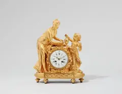 Claude Galle, A Parisian ormolu clock with the toilette of Venus