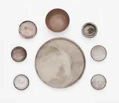 Otto Lindig, Eight ceramic vessels by Otto Lindig (1895 - 1966)
